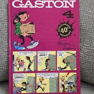 GASTON LAGAFFE, TOME 4 (FRENCH EDITION) By Andre Franquin - Hardcover